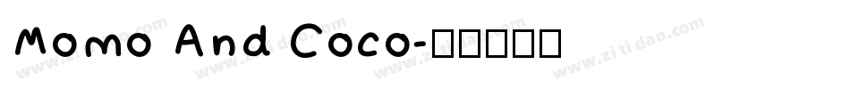 Momo And Coco字体转换